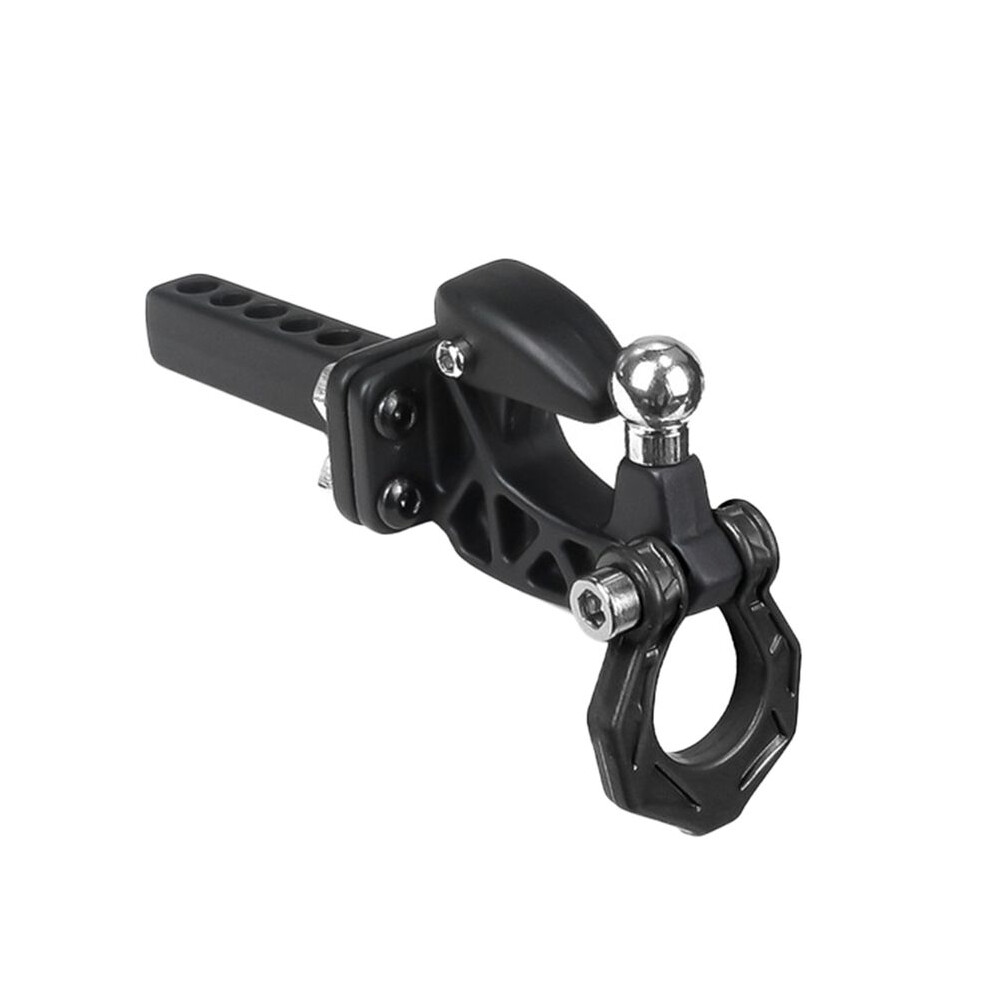 Tauoh Metal Rear Bumper Tow Trailer Hook Drop Hitch Receiver For 1/8 1/10 Rc Crawler Car Axial Scx10 Trx4 D90 Upgrade Parts A