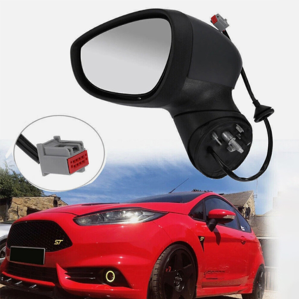 Electric Door Wing Mirror Primed Passenger Side For Ford Fiesta Mk7 2008-2012 771700663702