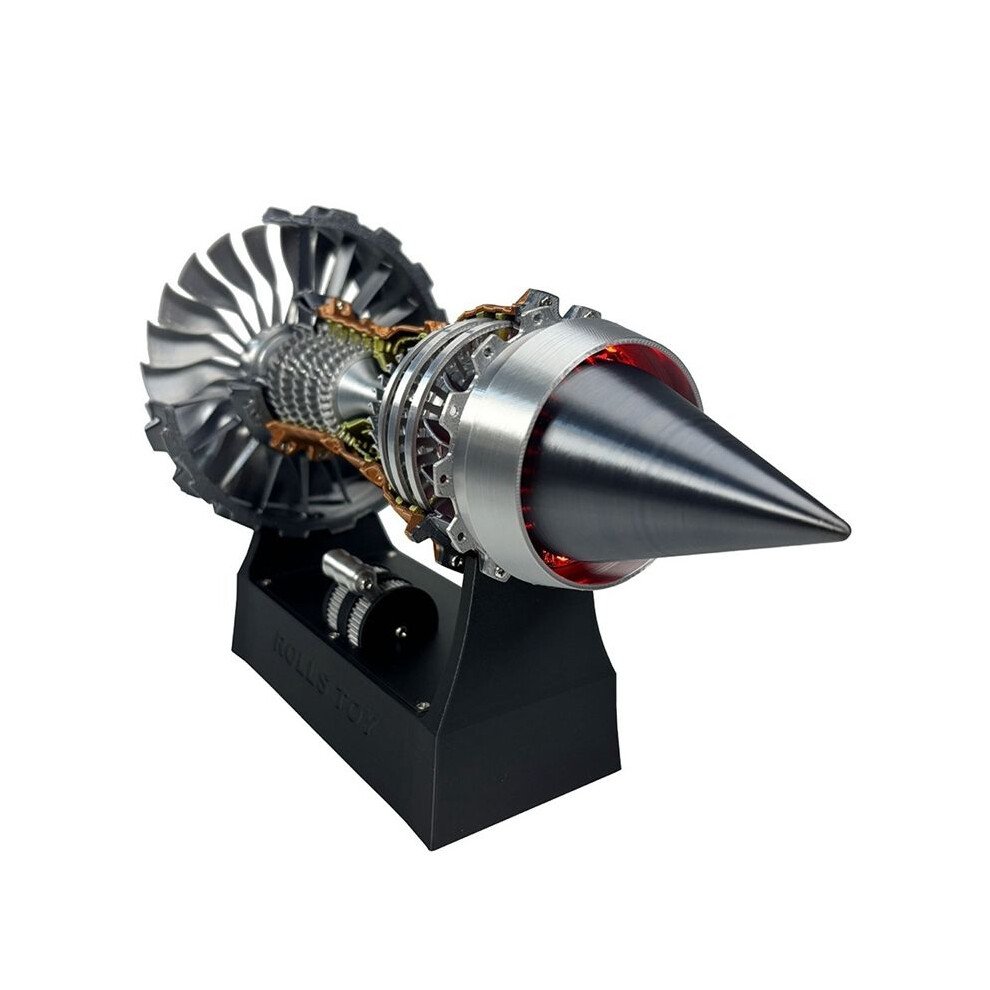 Tr900/A380 Turbofan Engine Fan Model 1:25 Science Experiment Jet Electric Airplane Turbofan With 3D Printed Toys Light 6032999272698