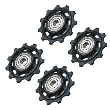 Mountain Bike Rear Derailleur Guide Wheel Metal Bearing Road Bike 11T Speed Guide Wheel 11T Tension Wheel