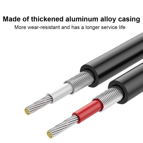 Aluminum Alloy Casing Audio Cable - Gold Plug 1.8M