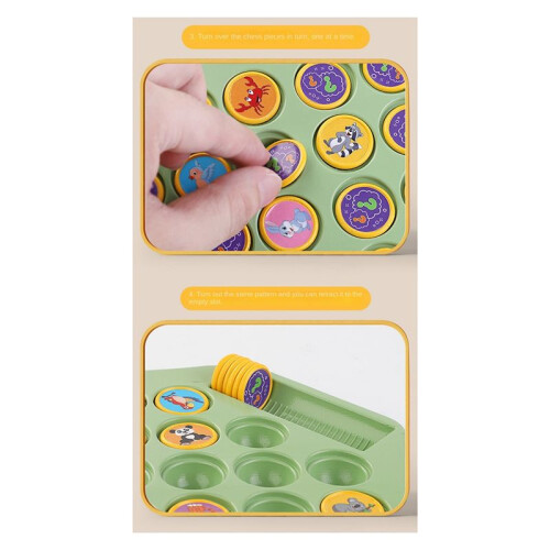 Barnschack Flip Game, Fruit Flip Game, Flip Game Memory Game Fruit Series 2