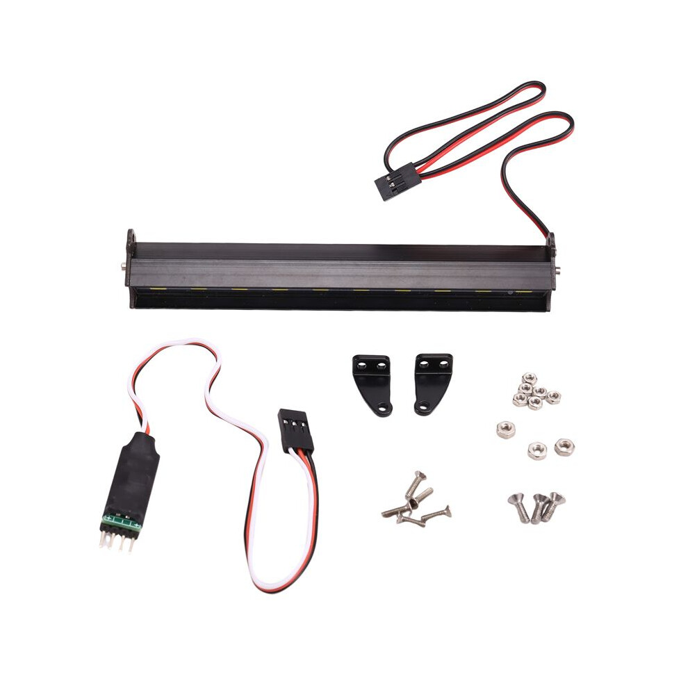 Rc Car Roof Led Bar Adjustable Mode For 1/10 Crawler Scx10 Wraith Capra Trx4 Trx6 Cc01 135Mm Light Tauoh