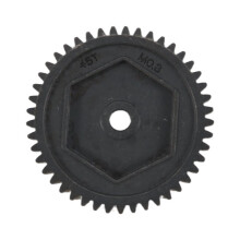 Engrenagem de Esporão de Aço Endurecido 45T 0,8M 32P 8053 11T Dentes Do Motor para 1/10 Crawler -4 K5 TRX4 -6 Modelo RC
