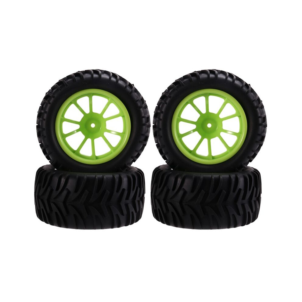Tauoh 128Mm 1/10 Rc -Truck Buggy-Tire Tyre Wheel Foam Inserts 12Mm Hex For /Arrm /Redcat/Hsp/Hpi// C