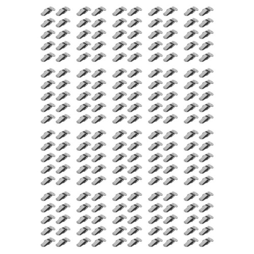 200Pcs Cabinet Spring Loaded Iron Straight Loop Toggle  45Mm Length