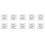 10X 86 Type Ceiling Fan Adjustment Stepless Speed Controller Wall  220V 10A 1