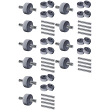 30 Piezas de Ruedas Delanteras para Aspiradora NV350 NV351 NV352 NV355 NV356E NV500 NV501 NV502 y Más