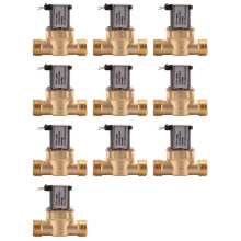 10Stück 1/2 Zoll Wechsel Strom 220 V Magnet Ventil mit Normaler Weise Geschlossenem Messing Magnet Ventil für Pumpen Zur Chemischen Steuerung der
