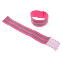 Reflective Armband 2 Pack Visibility Safety Running Gear with Comfortable Elastic Fit for Jogging Cycling and Outdoor Activities