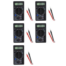 5X DT830B /AC LCD Digital Multimeter 750/1000V Voltmeter Ammeter Ohm Tester High Safety Handheld Meter