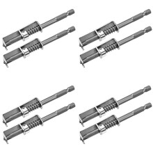 8 Pcs Spring-Loaded Screw Holder Bit, Anti-Drop Screwdriver Bit, Single-Hand Operation Bit Holder for Electricians