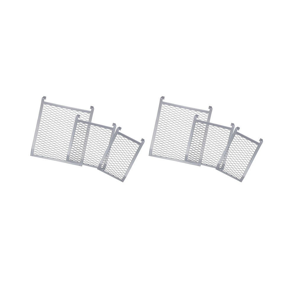 6X Paint Roller Grid Set For 1, 2, 5 Gallon Buckets - Metal Painting Tools For Professional And Home Use 6034164976806