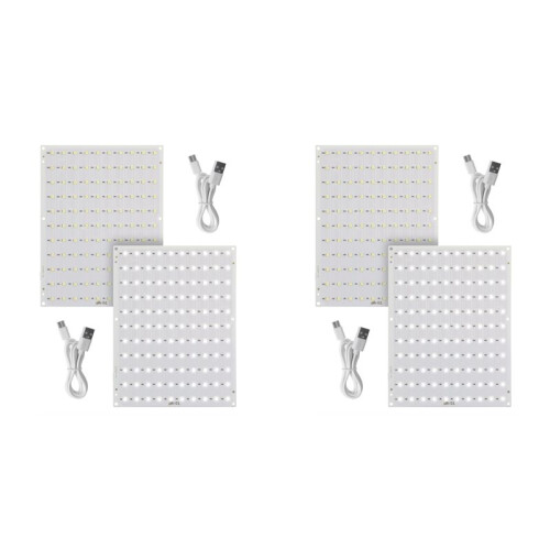 CMYK LED Backlight Board for  P1/X1/A1 Series 3D Printer,3D Printer Accessories PCB Lithophane Pane 4Pack