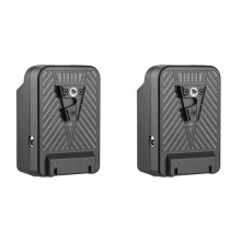 2X for  18V Battery to V Mount Battery Plate Converter Sturdy Multi Purpose PD100W Fast Charging Efficient Lights