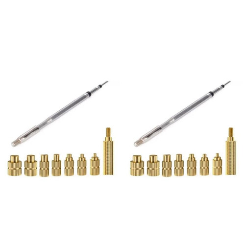 2X C245 Lötspitzen-Heißschmelzmuttern-Adapter mit Einpressmuttern, Einpressspitzen, M2-M8 Einpressadapter