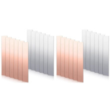 24 Pcs Pure Copper Zinc Anode Sheet 99.9% High Purity Copper Zinc Electrode Strips 0.04 Inch X 0.98 Inch X 5.98 Inch