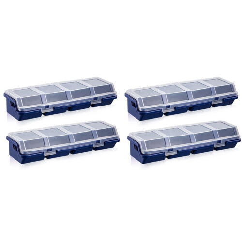 4x  Screw Parts Box Storage Case Recycled Material 400.0g