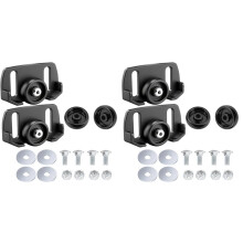 2X 490-241-0038 Universal Roller Skid Snow Thrower Shoes Snow Blower Skid Shoes W/Hardware for MTD Cub Cadet