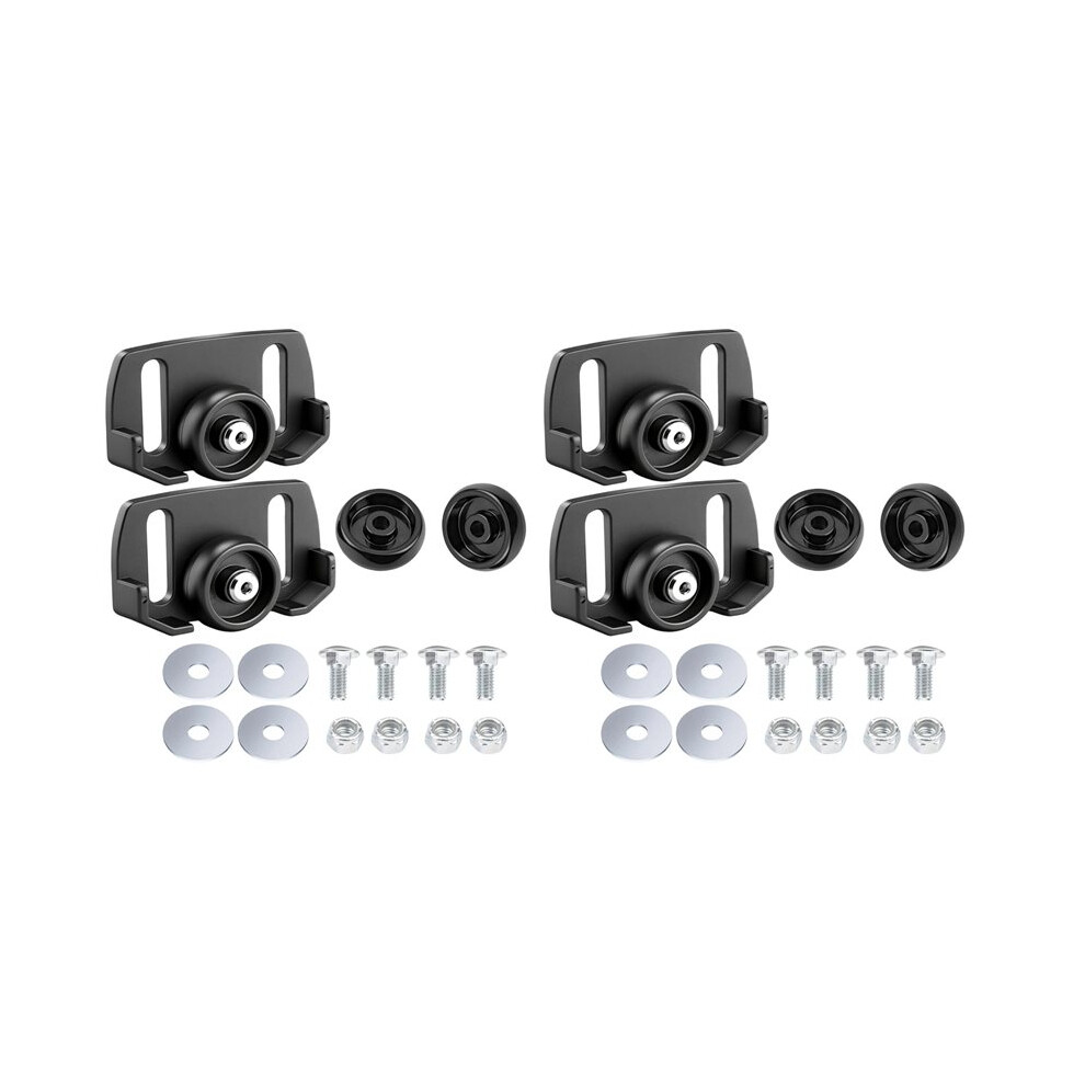 2X 490-241-0038 Universal Roller Skid Snow Thrower Shoes Snow Blower Skid Shoes W/Hardware For Craftsman Mtd Cub Cadet 4712445960899