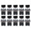 10X 22mm Latching 2 NO 3-Position Rotary Selector Select  ZB2-BE101C Black 1