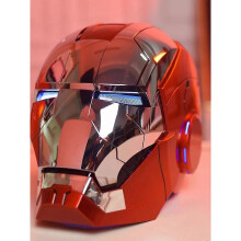 (no box) New Autoking 1:1 Mk5 Iron Man Helmet Cosplay English Voice-Activated Eye Glow Model Toy Adult Electric Wearable Christmas Gift