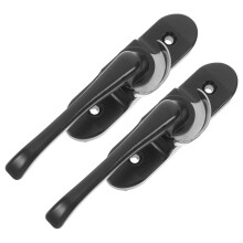 2pcs Zinc Alloy Sliding Window Lock Crescent Design Latches for Easy Window Security and Quick Installation