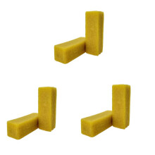 6x Vara de Limpeza Abrasiva Lixa Cinta Cinta Limpador de Lixa Lixa de Limpeza para Ferramenta de Lixadeira de Disco de Correia 35X35X105mm