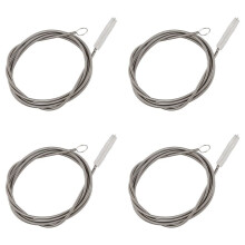4pcs 1.5M Inlet and Outlet Pipe Cleaning Spring Brush Long Brush Beer Fermentation Tank Tube Hose Cleaner