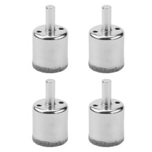 4 Pcs 30mm Diamond Tipped Tile Ceramic Glass Hole Saw Drill Bit