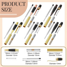 20 Set Pen Making Kit Include 20 Woodturning Pen Kit 20 Elegant Covers for DIY Pen Making Classroom Teacher Student Gift