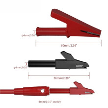 86Pcs Multimeter Test Lead Kit with 4MM Banana Plug, Alligator Clip, and Wire Piercing Probes