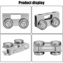 4x P2750-EG 4-Rad-Leichtbauwagen für Alle 1-5/8 Zoll P1000, P1001, P5000, P5001, P5500, Unistrut, Superstrut