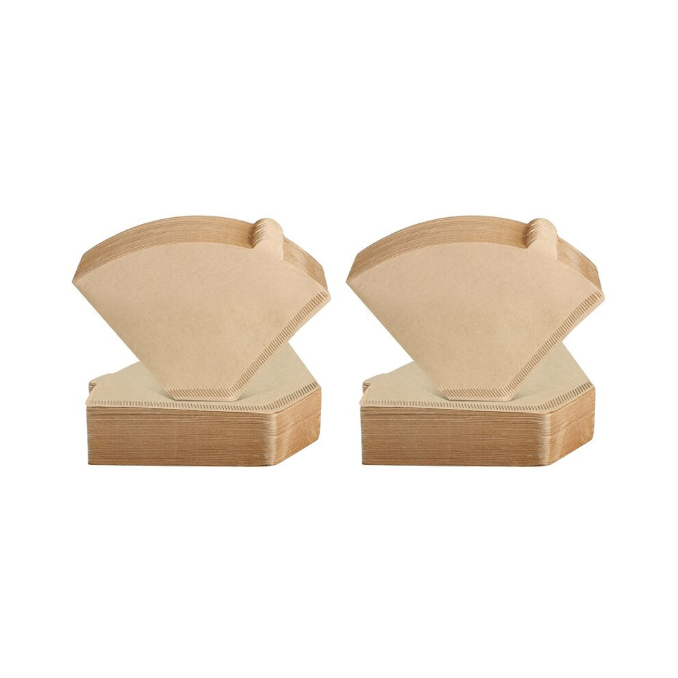 Coffee Filters, Unbleached Cone Filters 8-12 Cup, 400 Count Disposable Natural Paper Filters Cone Filters 6033514798037