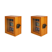 2X Anxiety Bookshelf Bookshelf Miniature Bookshelf Shake Away Your Anxiety Book Library with 120pcs Books