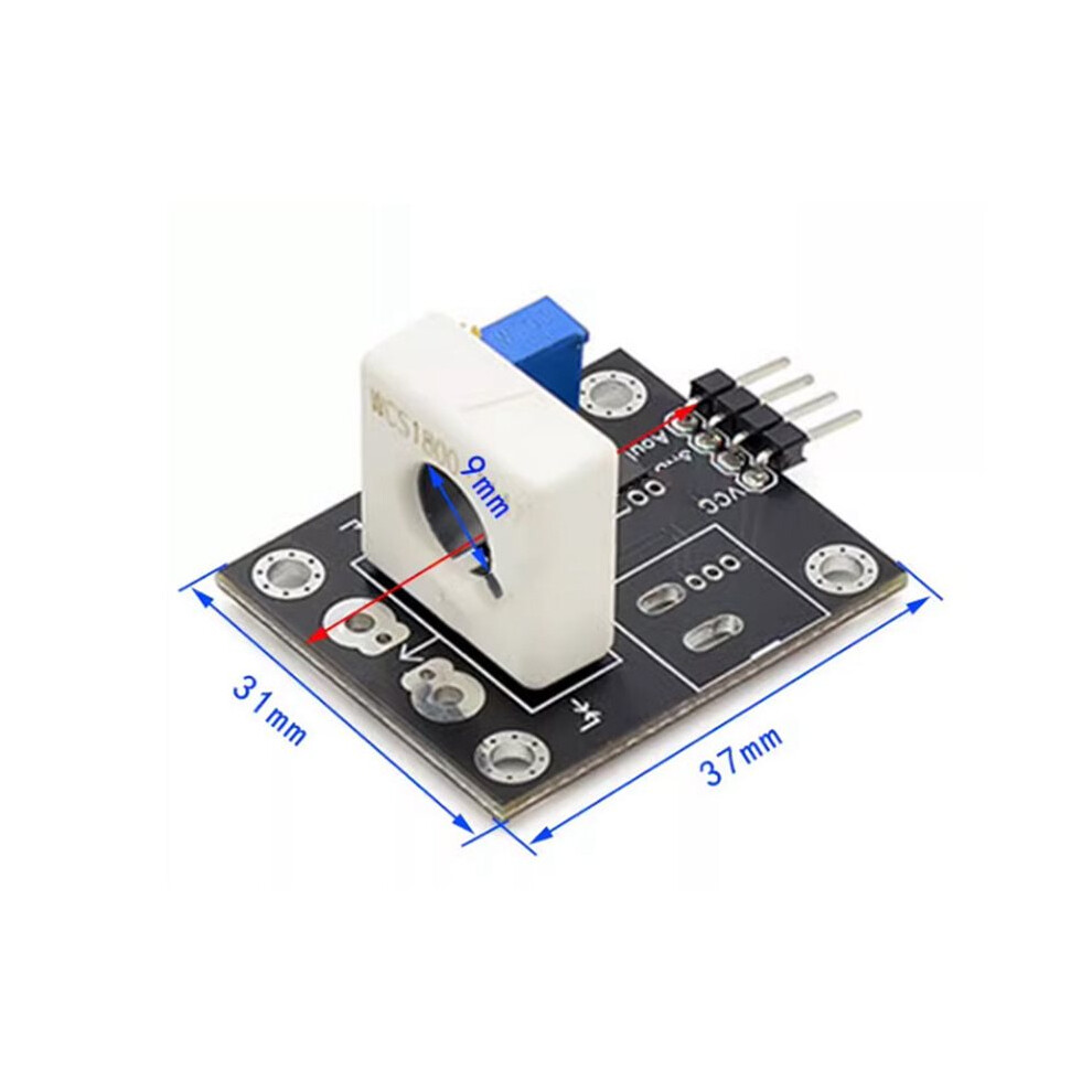 3X Wcs1800 3-5V Hall Current Sensor Adjustable Dc100a 70A 35A Short Over-Current Detector Protection Module 6031527281409