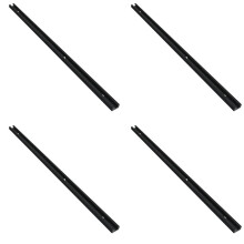 4X T Track Woodworking T-Slot Slide Track Miter Aluminium T-Track,19x9.5mm T-Slot Miter Track Jig T Screw Fixture Slot