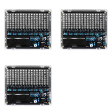 3X DIY Sound Control LED Music Electronic Kits Audio Frequency Display PCB Soldering Project Practice DIY Electronic Kit