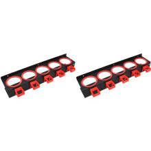 2X Spray Bottle Storage Rack Paint Bottle Storage Rack Hanger Can Detailing Spray Can Organizer Wall Mount for Workspace