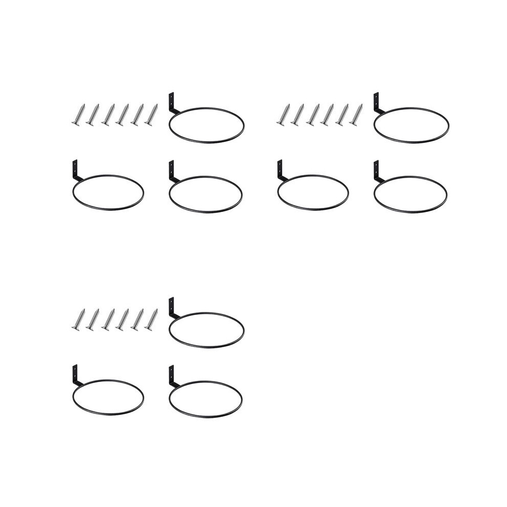 9Pcs 6 Inch Holder Display Wall Mount For Basketball Football Volleyball, Storage For Garage,Planter Pot Holder 6033661879870