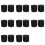 16x Replacement Sponge Filter for XY-380 Black 1