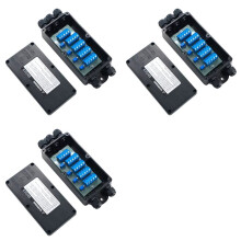 3X 4 in 1 Load Cell Shell Junction Box Amplifier,with Multiple Protections Connection: 1-4 Sensors,Belt Weighing Tower