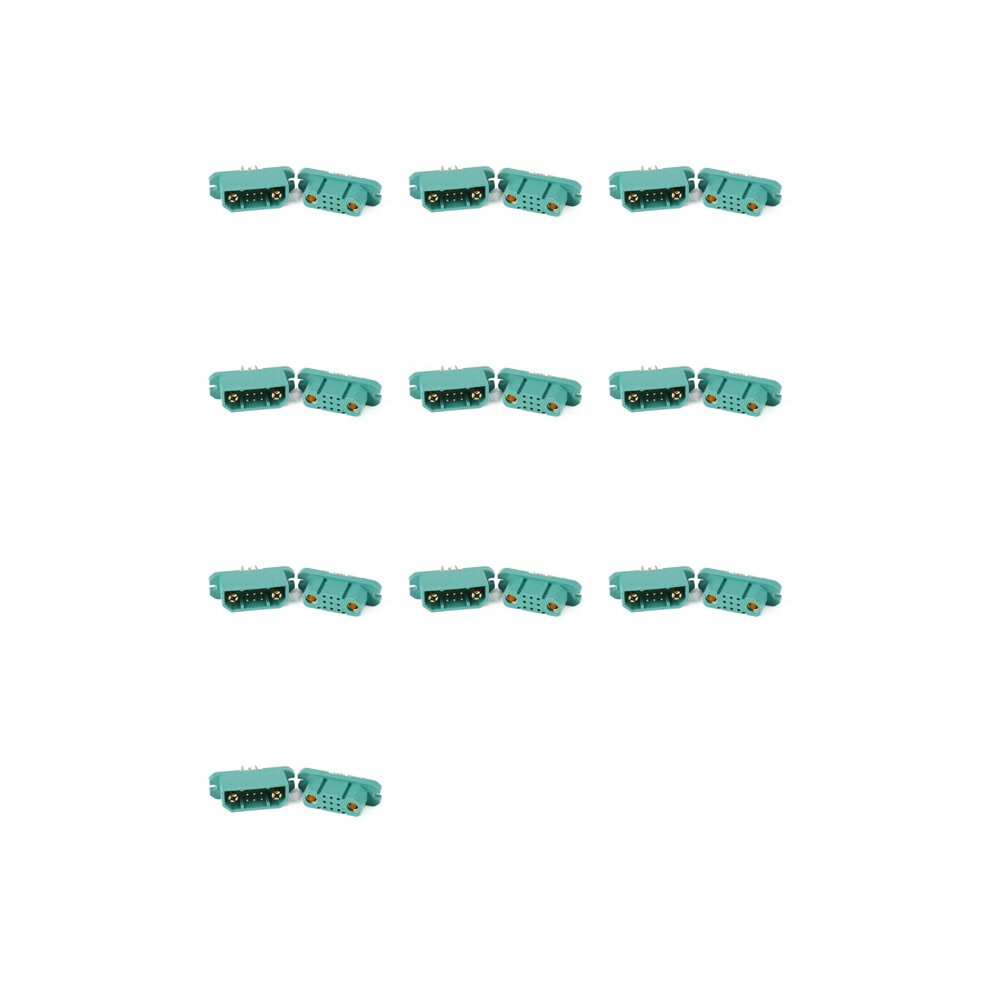 10X Vtol Mpx Connector 9+2 With Power Male Female Portable Dual Power Fixed Wing Quick Release Plug For Rc Uav Aircraft 6032646172272
