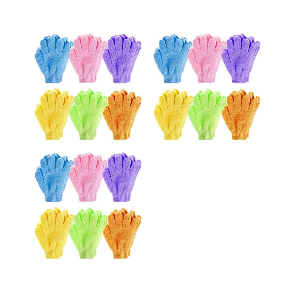 Brecantia 90Pcs Bath Exfoliating Exfoliating Gloves Shower Scrub Gloves Massage Body Scrub Sponge For Skin Cleansing