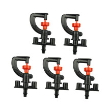 10pcs Garden Micro Sprinkler 360 Rotating Irrigation Nozzle for Lawn Flower Bed and Greenhouse