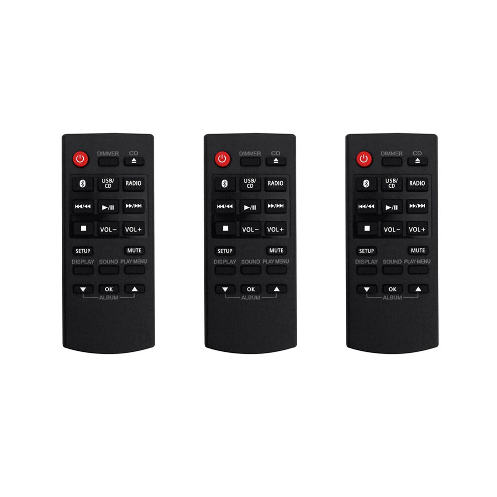 3X N2qayb000984 Replaced Remote For Cd Stereo Sub Sa-Pm250 Sc-Pm250 Sc-Pm600 Sc-Ux104 Sc-Hc200 Sc-Hc200 6031048185965