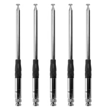 5X 27Mhz Antenne 9-Inch Tot 51-Inch Telescopische/Rod HT Antennes voor CB Handheld/Draagbare Radio met BNC Connector