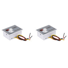 2X ZFX-P1007A Digital Display Speed Controller Waterproof Stepless Speed Regulator Governor 500W AC 220V Control