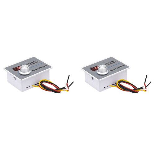 2X ZFX-P1007A Digital Display Speed Controller Waterproof Stepless Speed Regulator Governor 500W AC 220V Control