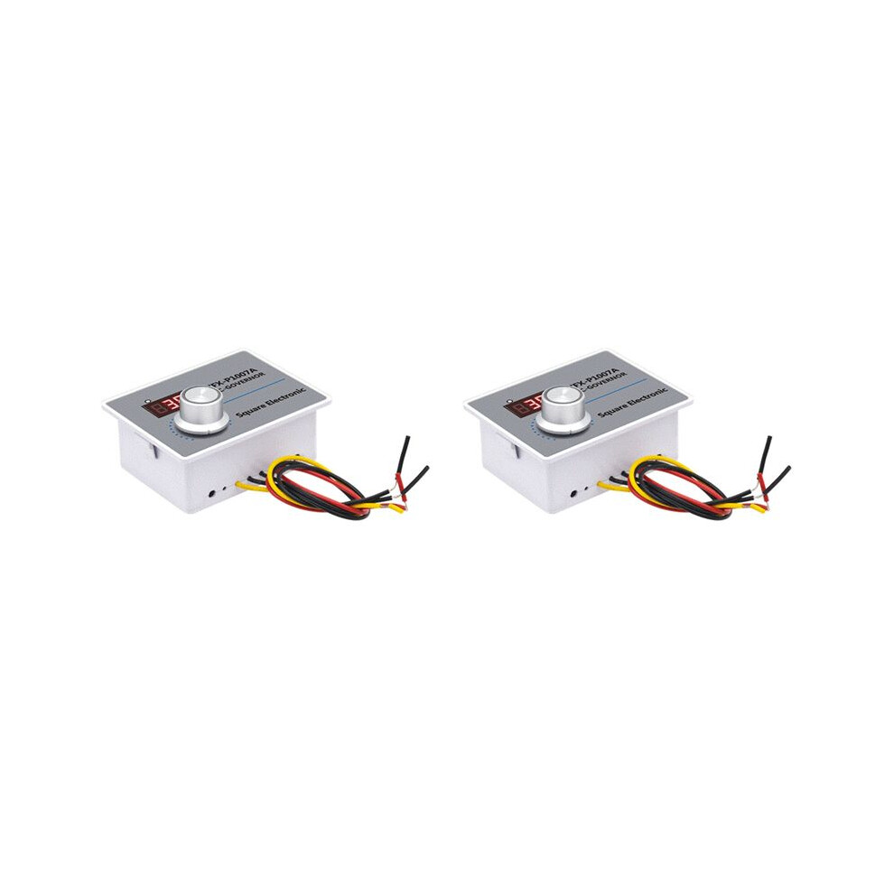 2X Zfx-P1007a Digital Display Speed Controller Waterproof Stepless Speed Regulator Governor 500W Ac 220V Control 4713512058679